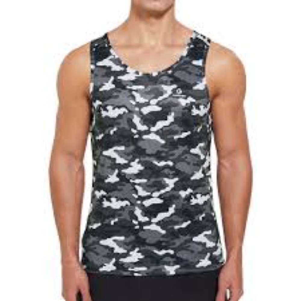 Men's Moisture Wick Camo Pattern Tank Top Size XL